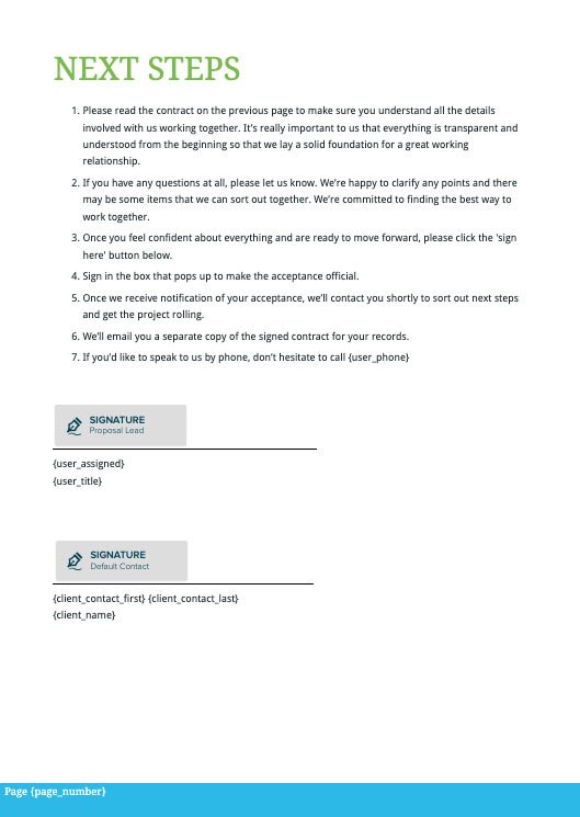 Wordpress Development Proposal Template